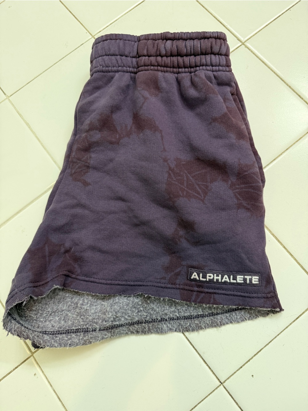 Alphalete Lavender Fleece-Lined Shorts